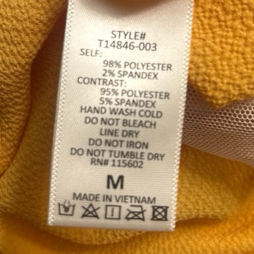Lush yellow Halter Bodysuit Size Medium - Picture 11 of 11